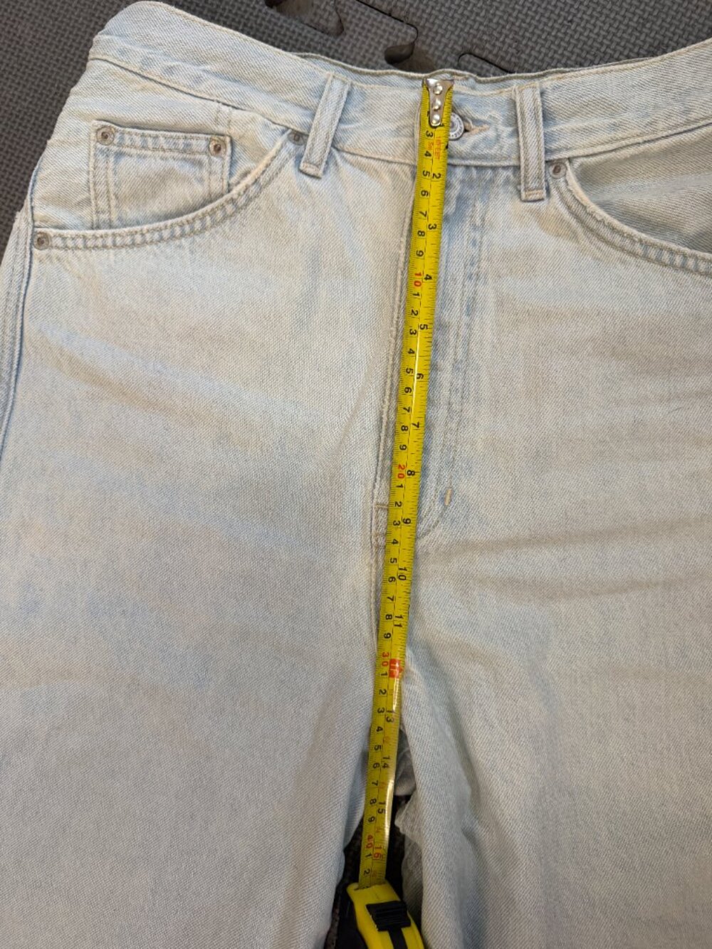 Free People Denim -Culotte Shorts – 28 (oversized)- Light Wash- MSRP $128 - Picture 9 of 14